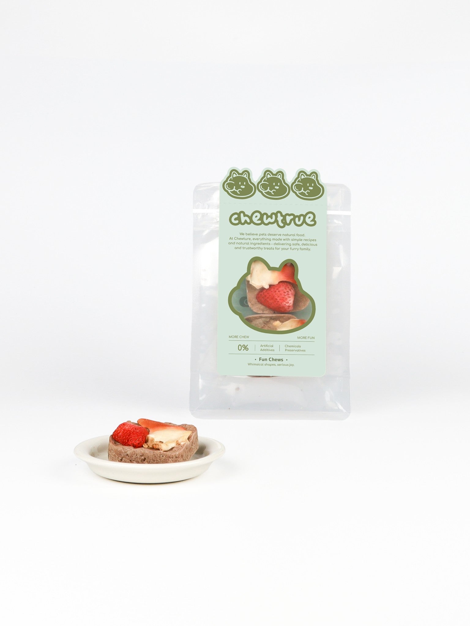 chewtrue beef patties strawberry surf clam