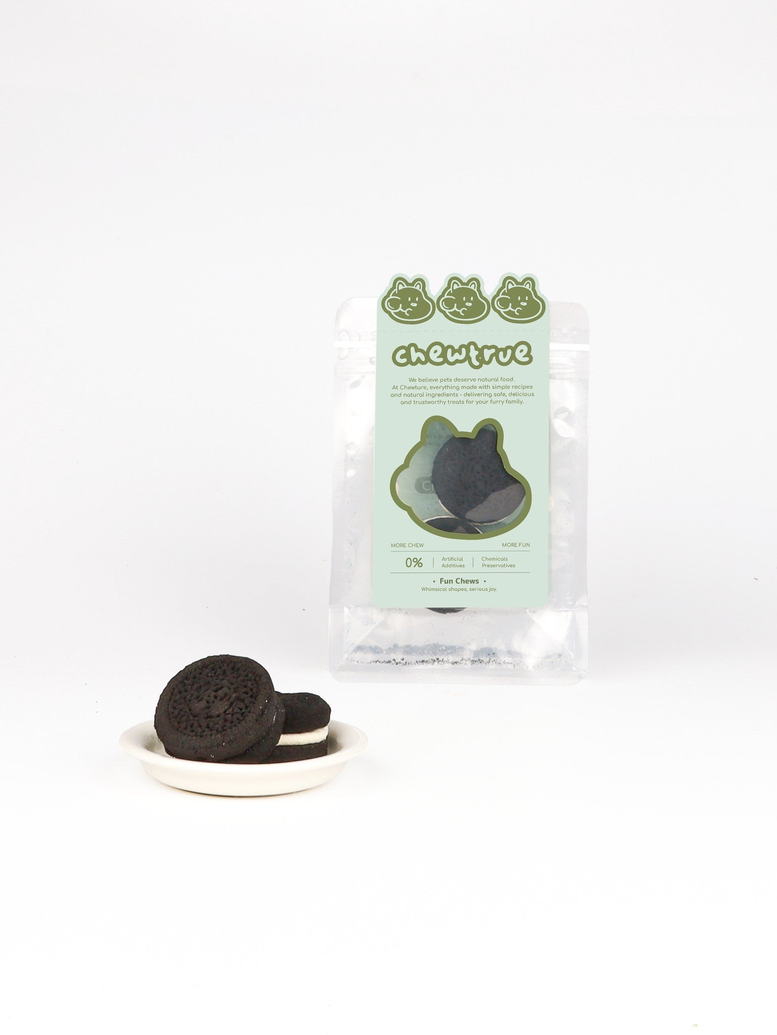 chewtrue carob sandwich cookies