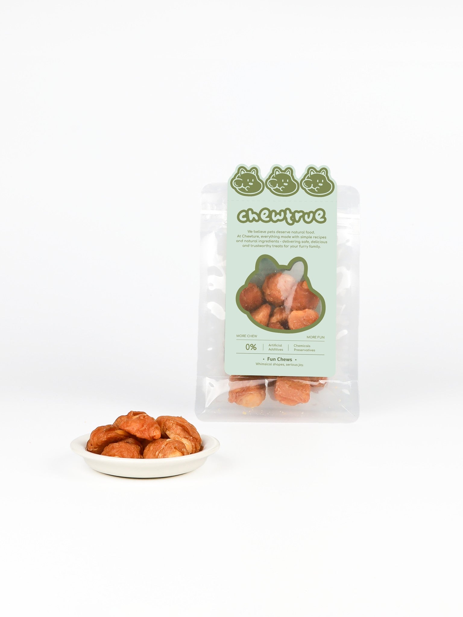 chewtrue chicken egg yolk puffs