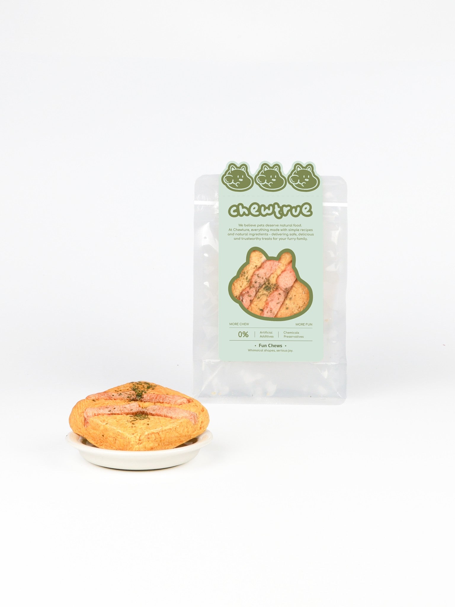 chewtrue chicken salmon pumpkin patties