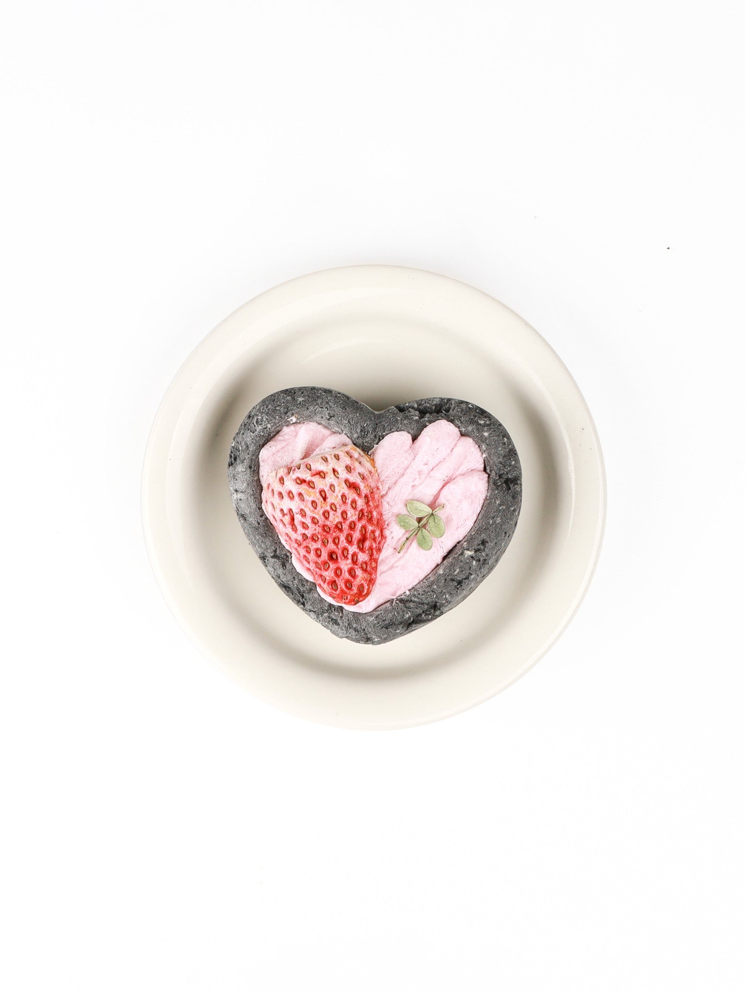 chewtrue dragonfruit charcoal heart cookies